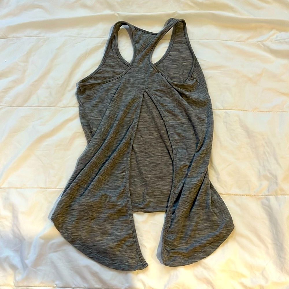 Ibex merino wool open back womens tank XS